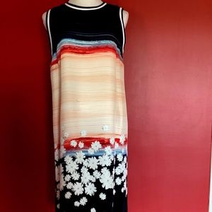 Mother of Pearl Summer Dress, 100% silk, excellent condition, UK size 14